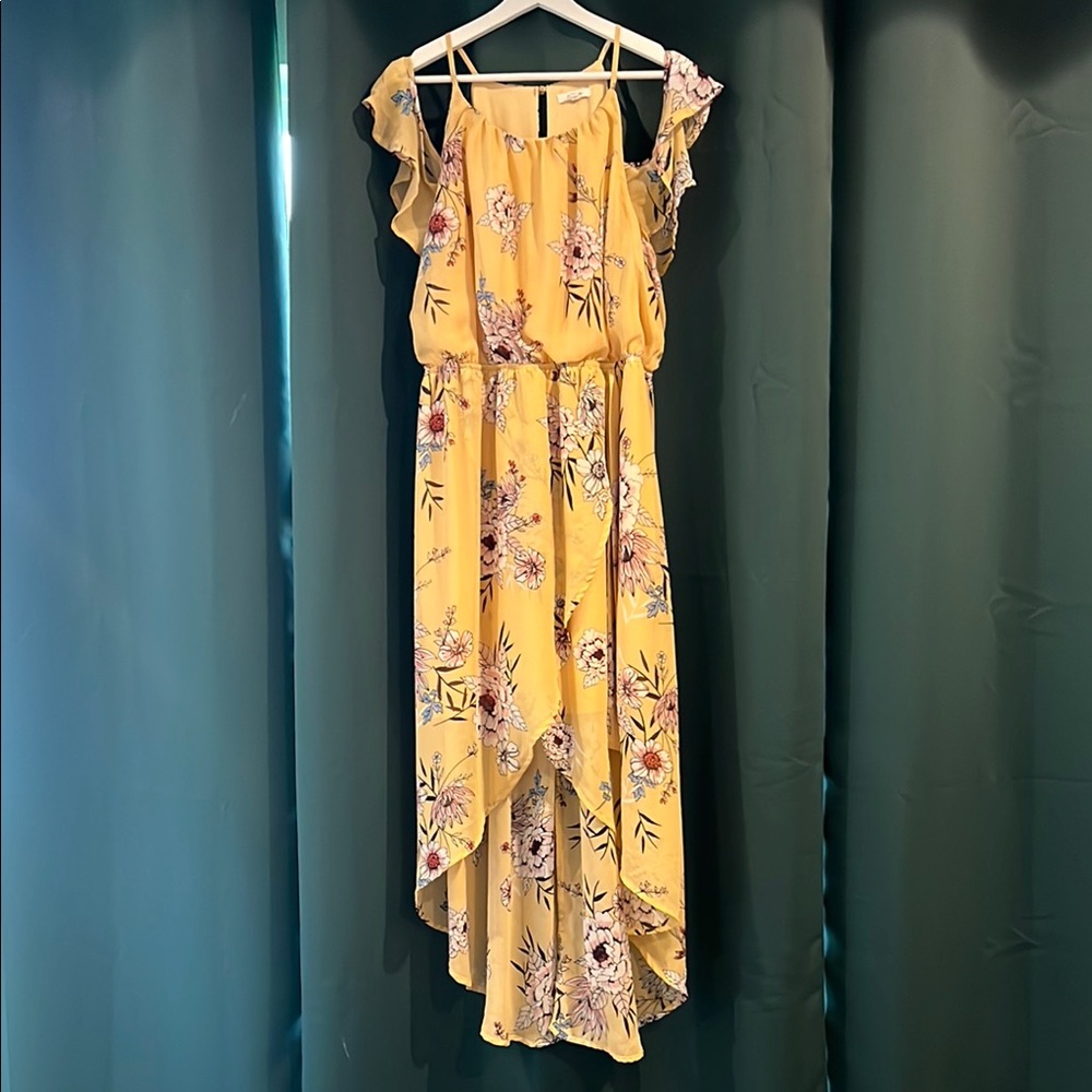 Floral Yellow Dress